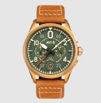AVI-8 Spitfire Bronze Green Dial Chronograph Quartz AV-4089-02 Men's Watch
