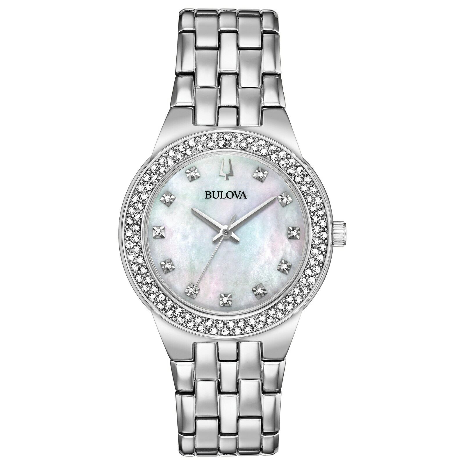 Bulova Quartz Crystal Mother of Pearl Women's Watch