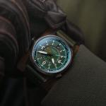 AVI-8 Flyboy Wingman Worldtimer Stainless Steel 41mm Japanese Automatic Wristwat