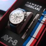 AVI-8 Hawker Hurricane Classic Stainless Steel 43.5mm Japanese Quartz Wristwatch