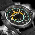 AVI-8 Flyboy Wingman Worldtimer Stainless Steel 41mm Japanese Automatic Wristwat