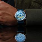 AVI-8 Flyboy Wingman Worldtimer Stainless Steel 41mm Japanese Automatic Wristwat