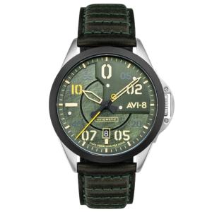AVI-8 Hitchcock Cooperstown Green Dial Japan Automatic AV-4086-03 Men's Watch