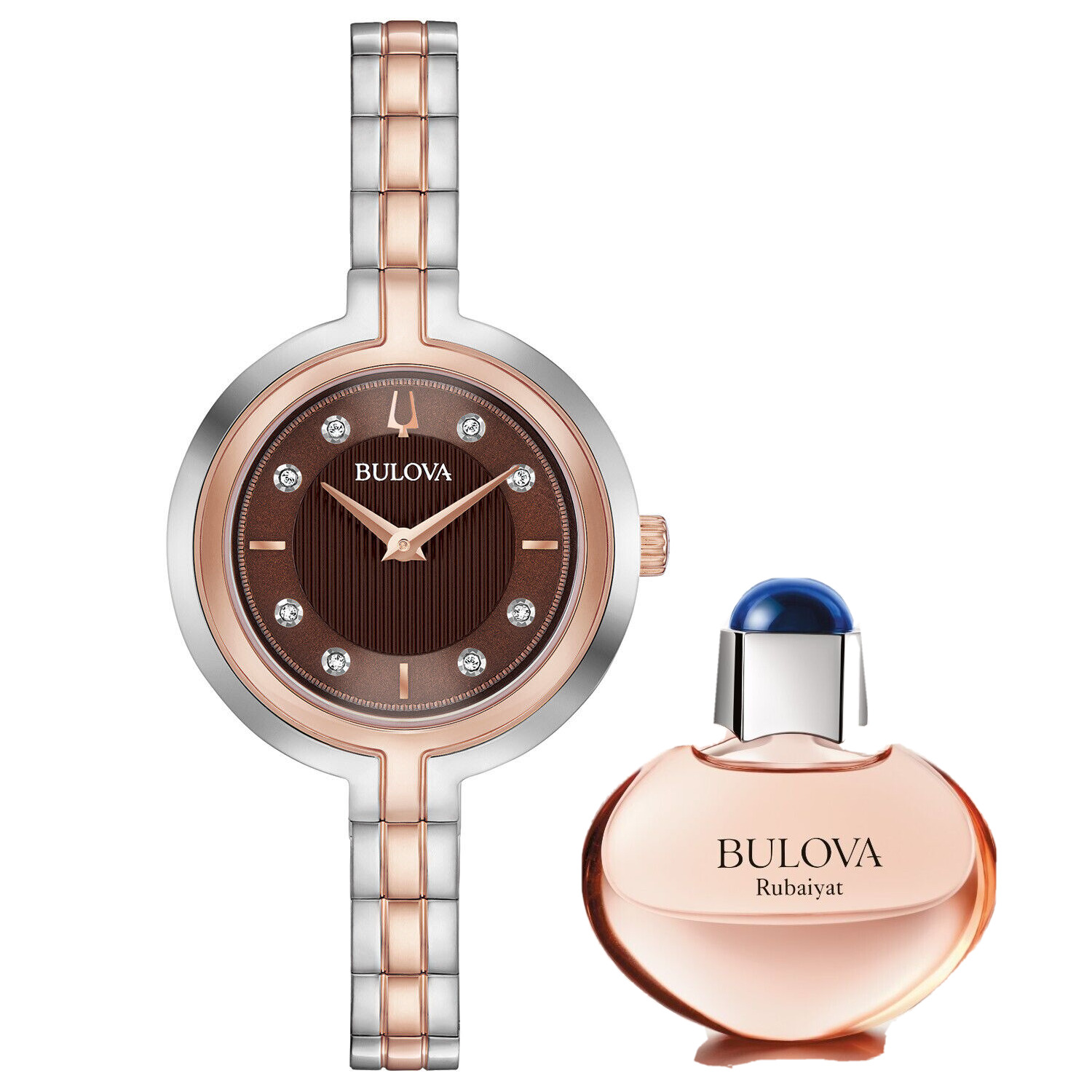 Bulova Rhapsody Women's Quartz Diamonds Watch with Perfume