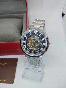 Thomas Earnshaw Blue Skeleton Mens Watch Stainless Steel Ref 8251