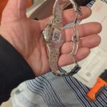 Earnshaw Quartz Retrograde Dual Time Wristwatch ES-8288-22 Japan New Unused