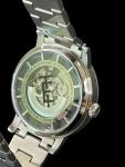 Earnshaw Stainless Steel ES-8222 Automatic Watch See Through Skeleton MSRP $460