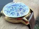 Earnshaw Medallion Gold Automatic Skeleton Men’s Watch