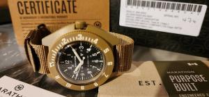 41MM Navigator Watch with Domed Lexan Crystal + Tritium by Marathon (WW194001)