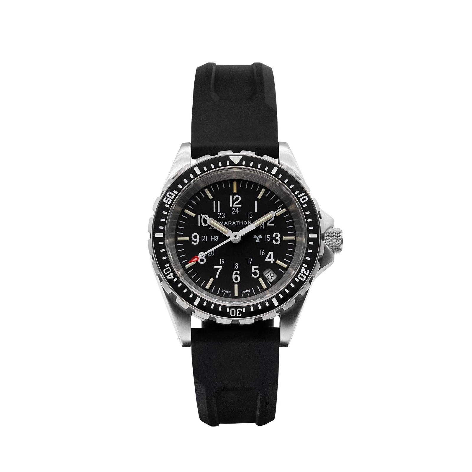 Medium TSAR H3 Marathon Dive Watch, 36mm, 3-pc Swiss strap - NEW