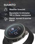 SUUNTO Vertical Adventure GPS Solar Titanium Watch All Black with Power Bank
