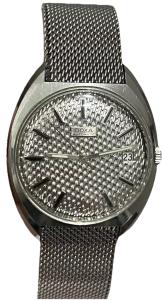 Doxa Automatic Milanese Dial Automatic Rare Swiss 116 Read Desc