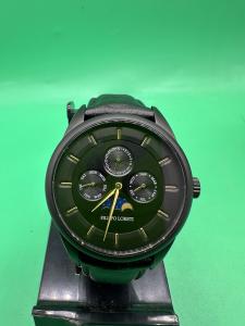 Filippo Loreti Watch Moonphase Sapphire Basilica San Marco Triple Date Black PVD