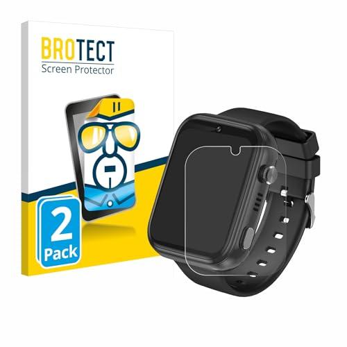 BROTECT 2-Pack Screen Protector Compatible with Okyuk 4G Kids Smartwatch - HD-Clear Protection Film