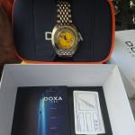 Doxa Sub 300 Divingstar Watch Automatic Yellow Excellent Condition (NOT a 300t!)