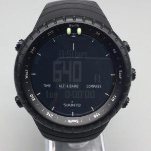Suunto Core Outdoor Watch Mens 50mm Black Altimeter Compass Barometer Battery
