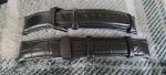 2 New Handcrafted Italian Leather filippo loreti Black Watch Band/Straps