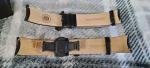 2 New Handcrafted Italian Leather filippo loreti Black Watch Band/Straps