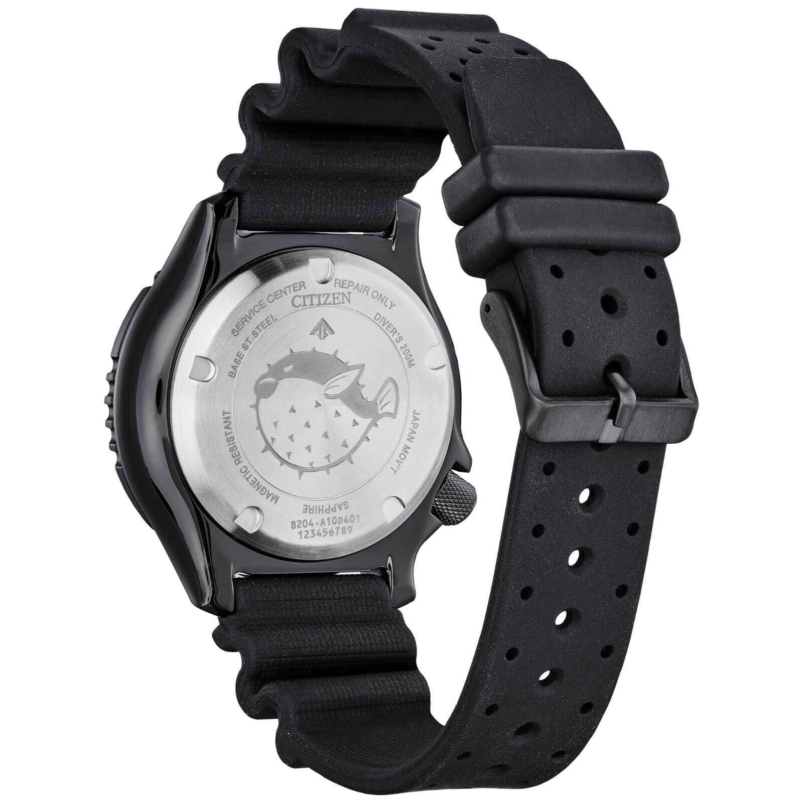 Citizen Men's Calendar Black Automatic Watch 44MM