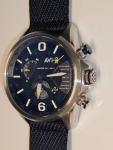 AVI-8 Hawker Harrier II Dual Retrograde Chronograph Admiral Blue Steel Two Bands