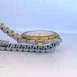 Vintage Gruen Dive Style Watch Rotating Bezel 2 Tone 38mm Mens