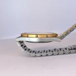 Vintage Gruen Dive Style Watch Rotating Bezel 2 Tone 38mm Mens