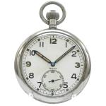 Doxa GTSP British Army Pocket Watch - Inventory 8043 Stainless Steel 52mm