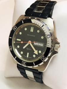 VINTAGE MEN'S BUCHERER 200M DIVER WATCH BREVET CASE LOT 1839