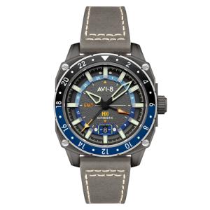 AVI-8 Atlas Grey / Grey |  Dial Stainless Steel 44mm Wristwatch AV-4122-04