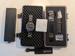 New Sangin Instruments Kinetic II Pilot DLC + New Diplomat Metal Bracelet MATTE