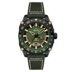 AVI-8 Hawker Hunter Atlas GMT Automatic Amazon Green