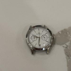 Waldor & Co Chrono 39 Sardinia Stainless Steel Watch Needs Replacement Strap 
