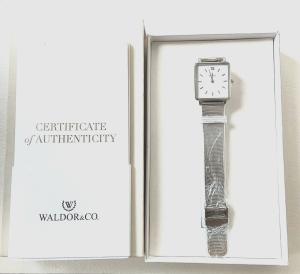 Waldor & Co Eternal 28 Stainless Steel Watch  WR  3ATM Japan Movement NIB