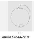 NWT WALDOR & CO BRACELET DIAMOND CHAIN POLISHED BRACELET