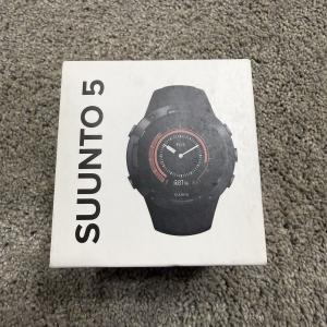 Suunto 5 Gen 1 OW186 Compact GPS Smartwatch Ow186 All Black Fitness Water Rest