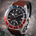 Tudor Black Bay GMT 'Pepsi' 79830RB Full Set Leather Strap 2022 Red & Blue Bezel