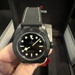 2022 Tudor Black Bay Ceramic 41mm Black Dial Automatic Watch Excellent Condition
