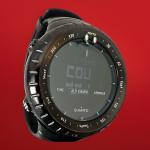 Suunto Core All Black Men's Digital Sport Watch & New Battery (LCD LINE DEFECT)