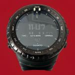 Suunto Core All Black Men's Digital Sport Watch & New Battery (LCD LINE DEFECT)