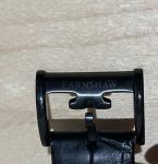 Earnshaw Men's Black Leather Band Watch Power reserve 8080