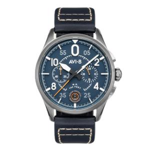 AVI-8 Spitfire Blue Dial Chronograph Quartz AV-4089-04 Men's Watch