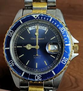 Vintage Chronosport Men’s VIP 660 Quartz Dive Watch