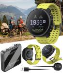SUUNTO Vertical Adventure GPS Steel Watch Black Lime Offline Map with Power Bank
