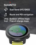 SUUNTO Vertical Adventure GPS Steel Watch Black Lime Offline Map with Power Bank
