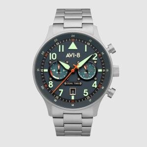 AVI-8 Hawker Hurricane Blue Dial Chronograph Quartz AV-4088-22 Men's Watch