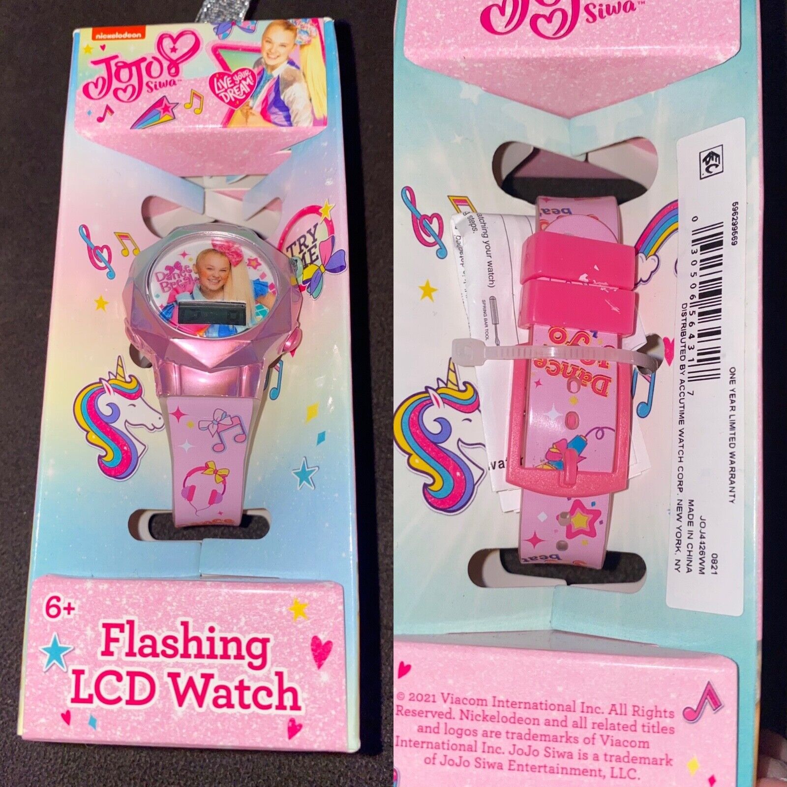 Flashing LCD Watches for Boys & Girls, Assorted Characters