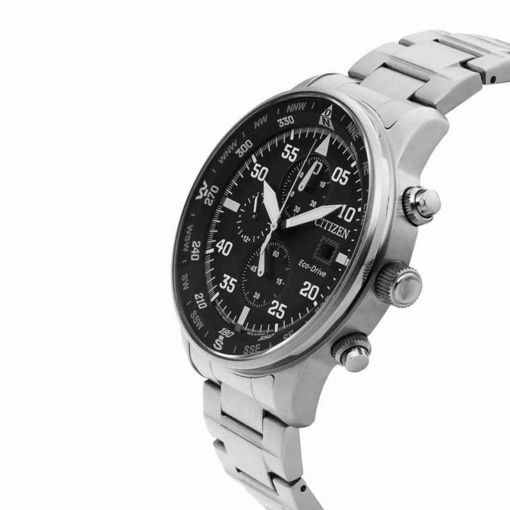 Citizen Aviator Chronograph Watch - Black Dial - CA0690-88E