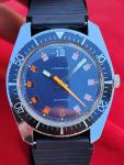 Vintage 1974 CARAVELLE Diver Mens Watch