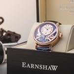 Thomas Earnshaw Beaufort Anatolia Automatic Rose Gold Blue Watch - Brand New