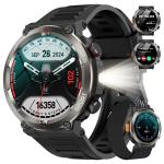 Men's Tactical Military Smart Watch with Call Feature